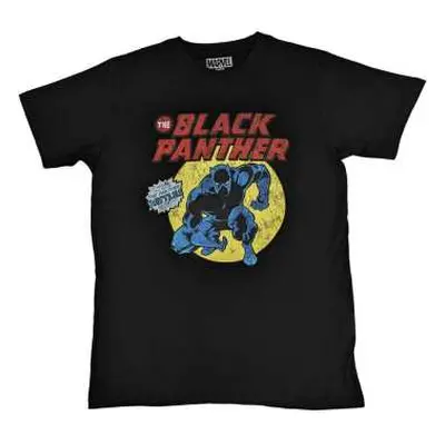 Marvel Comics Unisex T-shirt: Black Panther Retro Comic (x-large) XL