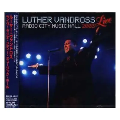 CD Luther Vandross: Live Radio City Music Hall 2003