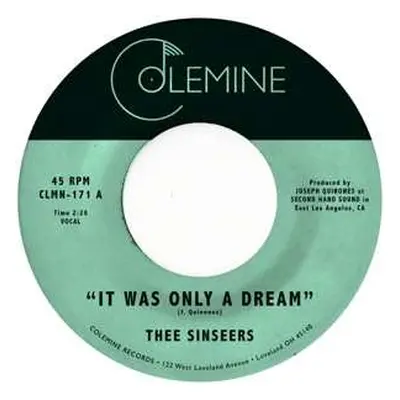 SP Thee Sinseers: It Was Only A Dream