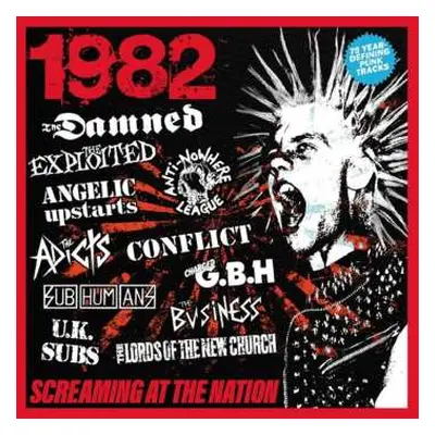 3CD Various: 1982 - Screaming At The Nation - 3cd Clamshell Box