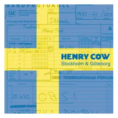 2LP Henry Cow: Stockholm & Göteborg