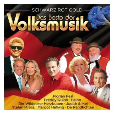 2CD Various: Das Beste Aus Volksmusik: Schwarz Rot Gold