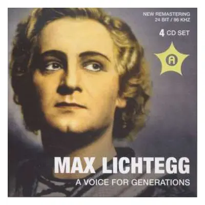 4CD Wolfgang Amadeus Mozart: Max Lichtegg - A Voice For Generations