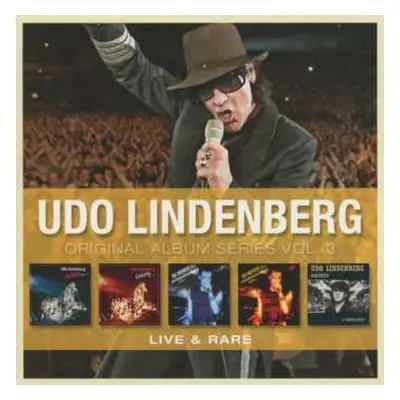 5CD/Box Set Udo Lindenberg: Original Album Series Vol. 3 - Live & Rare