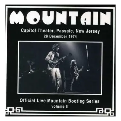 CD Mountain: Capitol Theater, Passaic, New Jersey, 1974