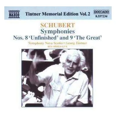 CD Franz Schubert: Symphonies Nos. 8 'Unfinished' And 9 'The Great'