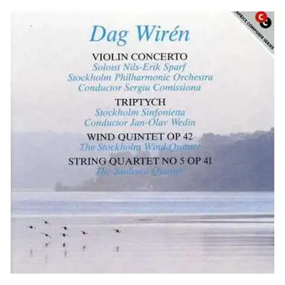 CD Nils-Erik Sparf: Violin Concerto / Triptych / Wind Quintet Op 42 / String Quartet No 5 Op 41