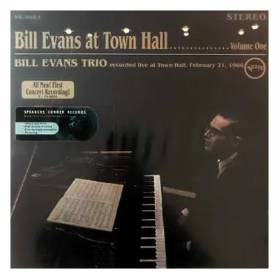 LP The Bill Evans Trio: Bill Evans At Town Hall (Volume One)