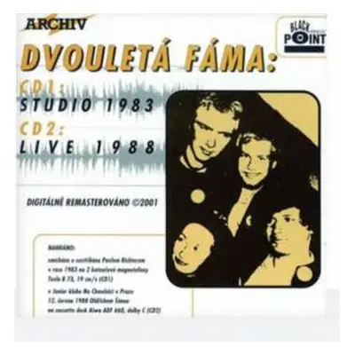 2CD Dvouletá Fáma: Studio 1983 / Live 1988