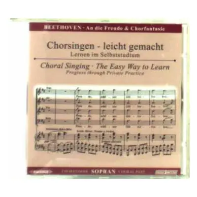 CD Ludwig van Beethoven: Chorsingen Leicht Gemacht:beethoven,an Die Freude