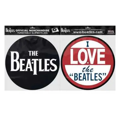 Slipmat Set Drop T Logo The Beatles & Love