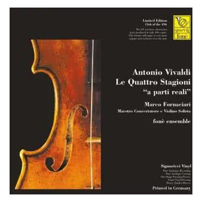 LP Antonio Vivaldi: Le Quattro Stagioni "A Parti Reali"