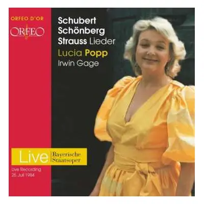 CD Franz Schubert: Lieder / Live recording, 25. Juli 1984