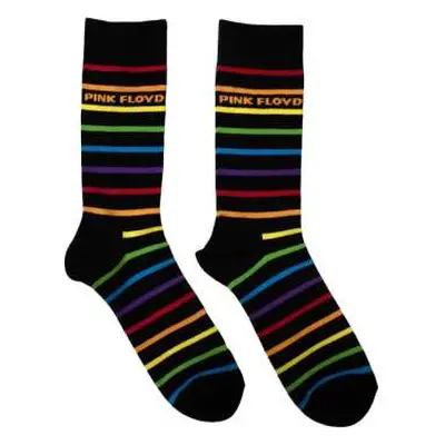 Pink Floyd Unisex Ankle Socks: Prism Stripes (uk Size 6 - 11) UK Size 6 - 11