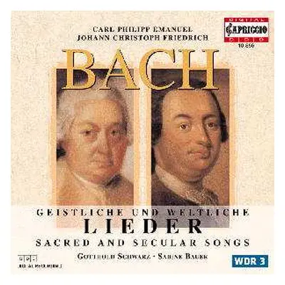 CD Johann Christoph Friedrich Bach: Lieder