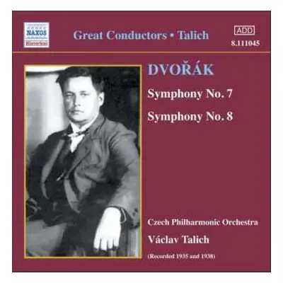 CD Antonín Dvořák: Symphony No. 7 - Symphony No. 8