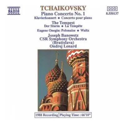 CD Pyotr Ilyich Tchaikovsky: Piano Concerto No. 1 Tempest