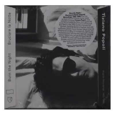 CD Tiziano Popoli: Burn the Night / Bruciare la Notte: Original Recordings, 1983–1989