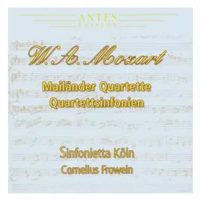 CD Wolfgang Amadeus Mozart: Streichquartette Nr.2,4,6,7 (fassung Für Streichorchester)