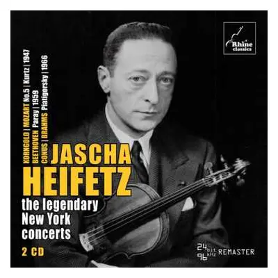 2CD Paul Paray: Jascha Heifetz - The Legendary New York Concerts