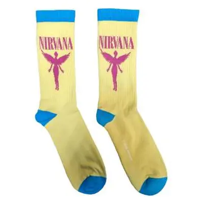 Nirvana Unisex Ankle Socks: Angelic (uk Size 7 - 11) 42 - 47