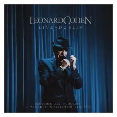 3CD/DVD Leonard Cohen: Live In Dublin