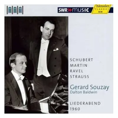 CD Frank Martin: Gerard Souzay - Liederabend 1960