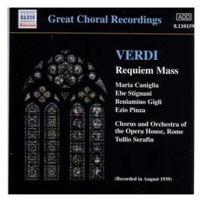 CD Giuseppe Verdi: Requiem Mass