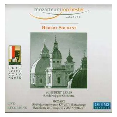 CD Wolfgang Amadeus Mozart: Rendering Per Orchestra / Sinfonia Concertante KV 297b (Urfassung) /