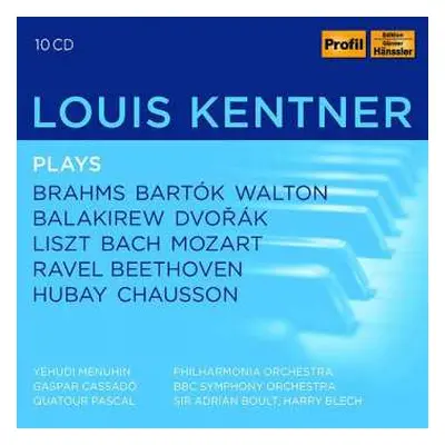 10CD Johannes Brahms: Louis Kentner Plays