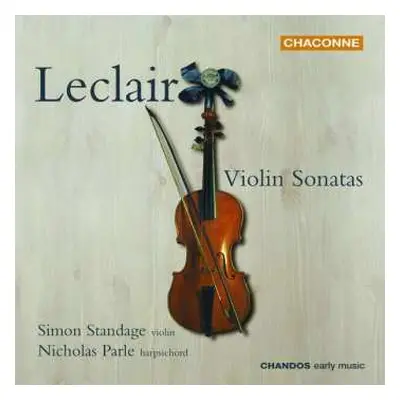 CD Simon Standage: Violin Sonatas