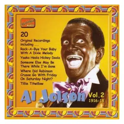 CD Al Jolson: Al Jolson Vol. 2 1916-18