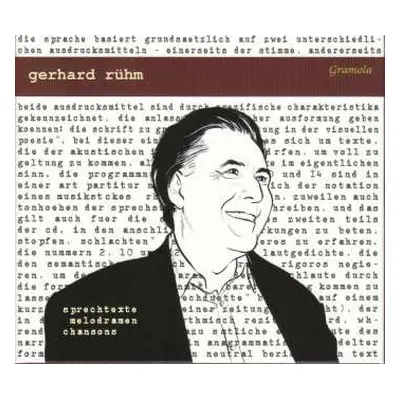 3CD Gerhard Rühm: Sprechtexte, Melodramen & Chansons