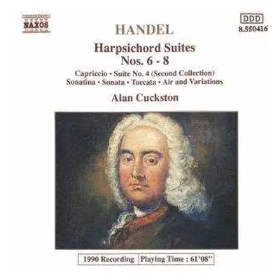 CD Georg Friedrich Händel: Harpsichord Suites Nos. 6-8