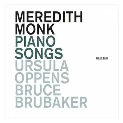 CD Meredith Monk: Piano Songs