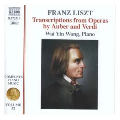 CD Franz Liszt: Transcriptions From Operas By Auber And Verdi