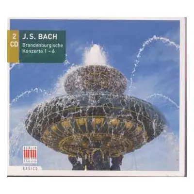 2CD Johann Sebastian Bach: Brandenburgische Konzerte 1 - 6