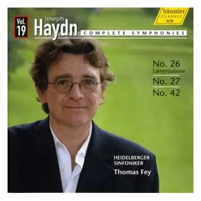 CD Joseph Haydn: Symphonien Nr.26,27,42