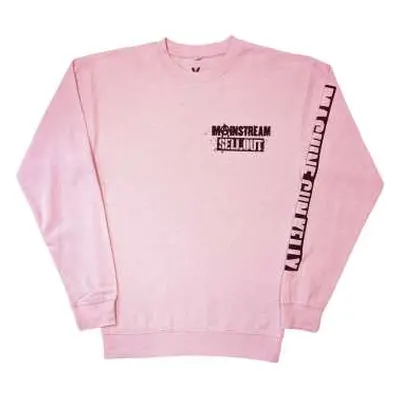 Machine Gun Kelly Unisex Sweatshirt: Pink Face (back & Sleeve Print) (medium) M