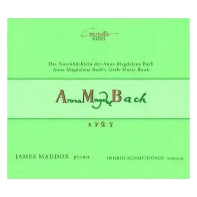 2CD Johann Sebastian Bach: Notenbüchlein Für Anna Magdalena Bach