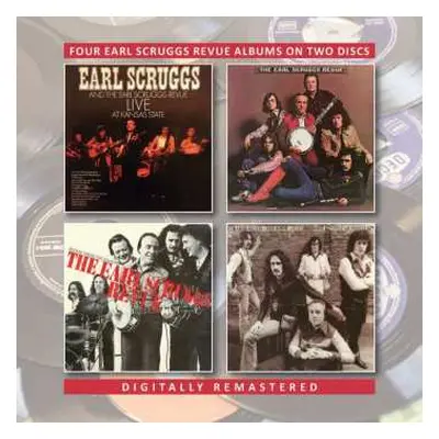 2CD Earl Scruggs Revue: Live At Kansas State/The Earl Scruggs Revue/Rockin' Cross The Country/Fa