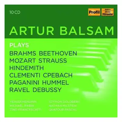 10CD Johannes Brahms: Artur Balsam Plays