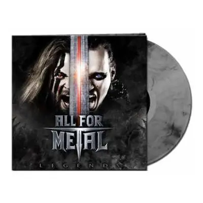 LP All For Metal: Legends (ltd.gtf.silver/black Marbled Vinyl )