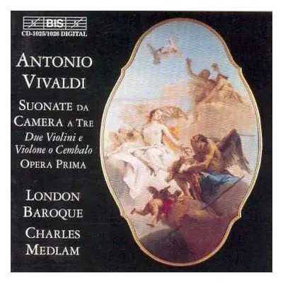 2CD Antonio Vivaldi: Sonaten Für 2 Violinen & Bc Op.1 Nr.1-12