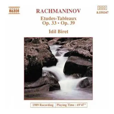 CD Sergei Vasilyevich Rachmaninoff: Etudes-Tableaux Op. 33 • Op.39