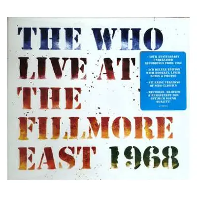 2CD The Who: Live At The Fillmore East 1968 DLX