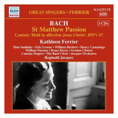 3CD Johann Sebastian Bach: St Matthew Passion