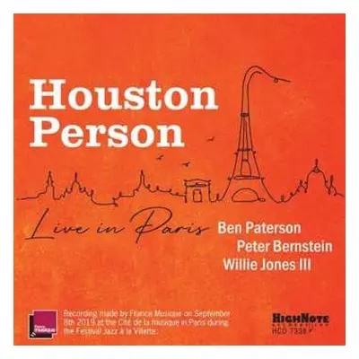 CD Houston Person: Live in Paris