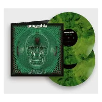 2LP Amorphis: Queen Of Time (live At Tavastia 2021) (green Marbled Vinyl)