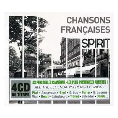 4CD Various: Spirit Of Chansons Françaises